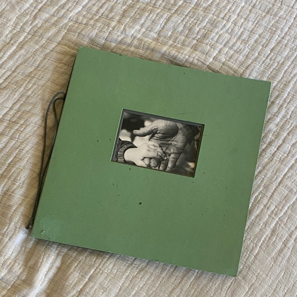 Green Photo Album with Cover Window